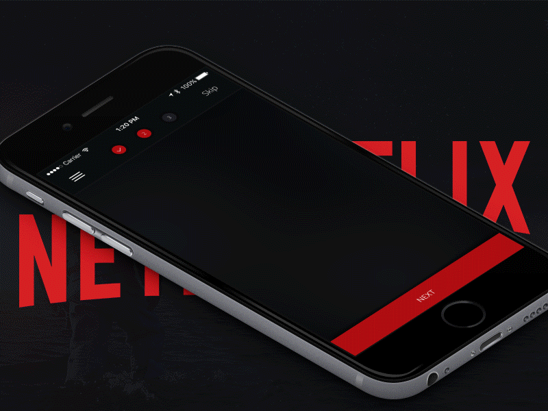 Netflix Redesign Concept after effects animated animation app concept gif ios movies netflix redesign ui ux