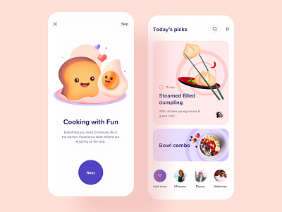 Recipe Sharing App UI