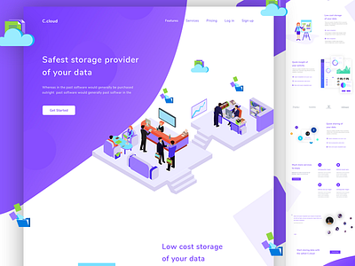 Cloud Storage Landing Page