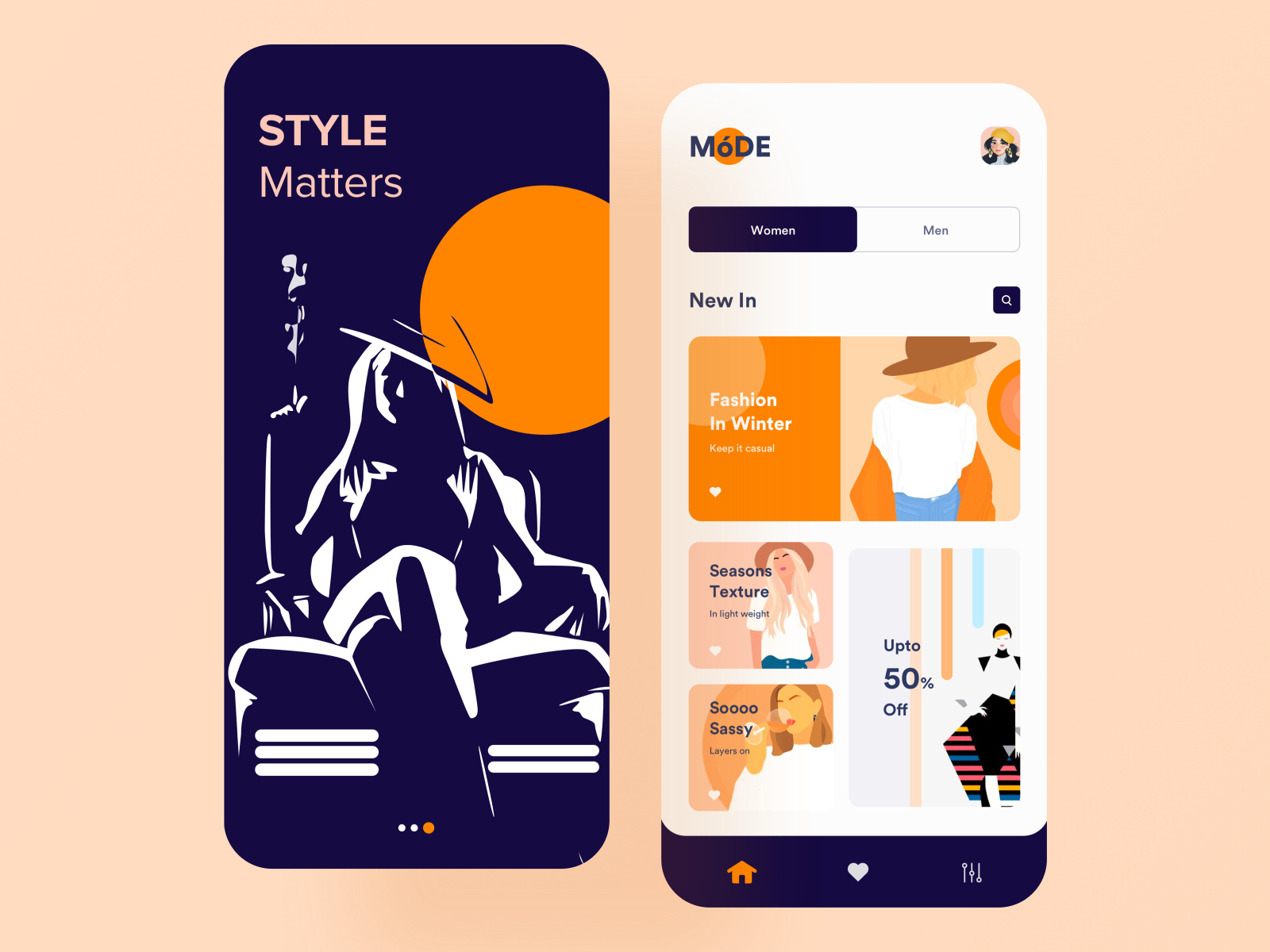 Clothing Store App UI by Zuairia on Dribbble