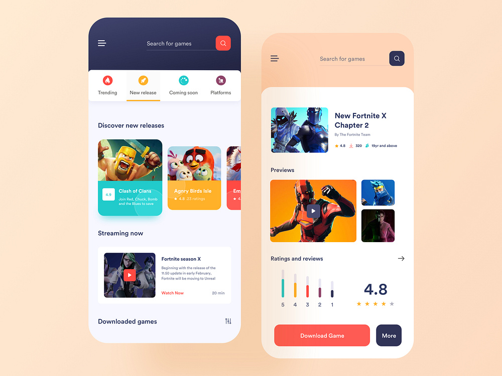 Game Store App Concept by Zuairia on Dribbble