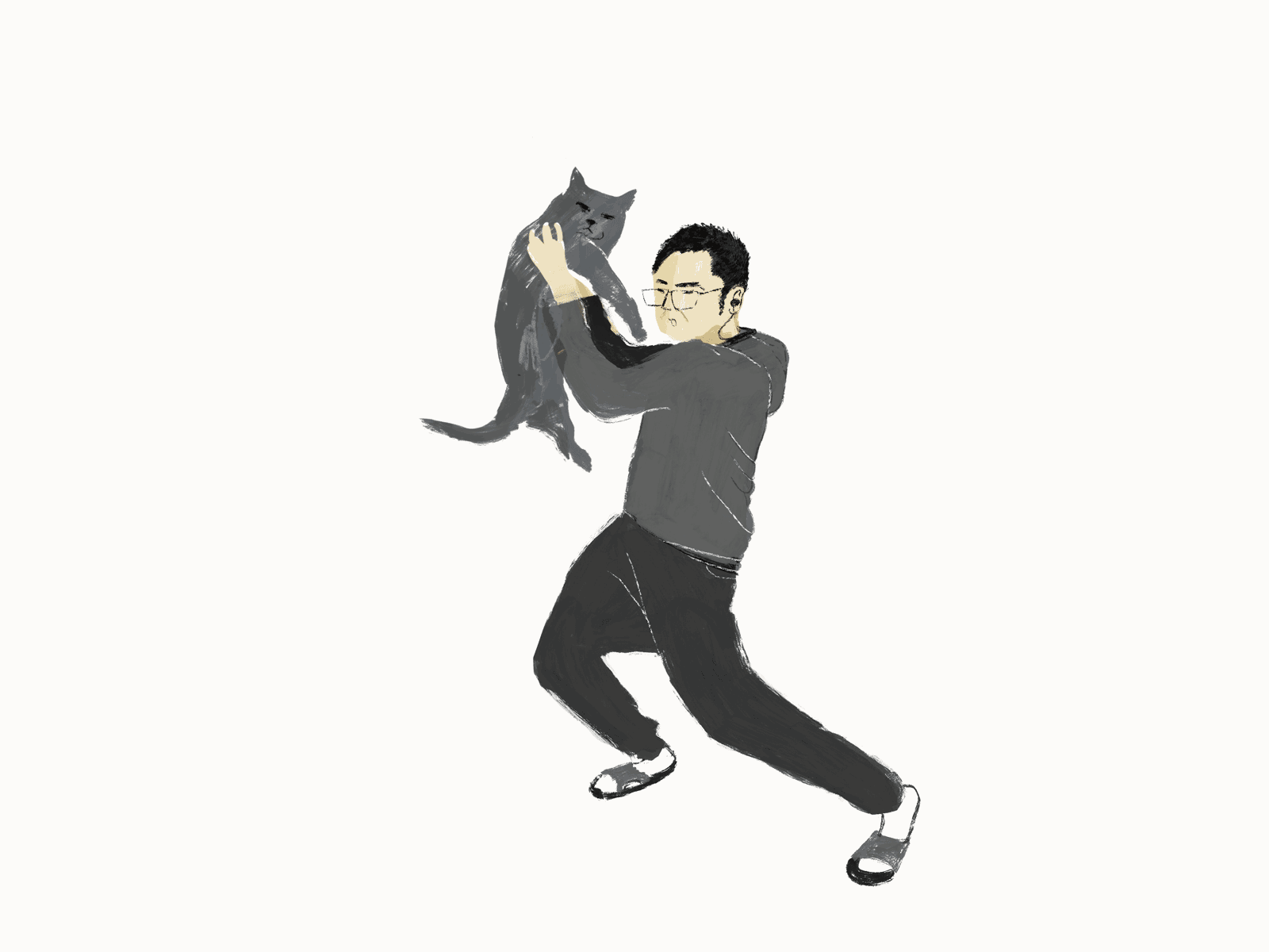 Dance with cat