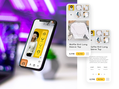 Mobile Shop Concept app design ecommerce mobile shop ui