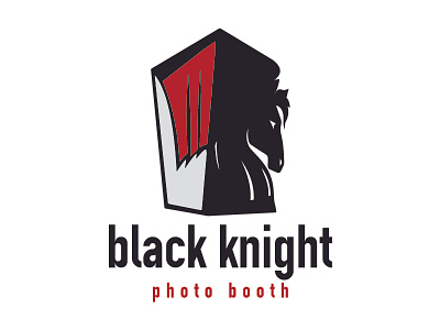 Black Knight black booth design knight logo photo