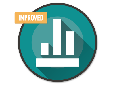 SlideShare Analytics — New Badge analytics badge long shadow slideshare