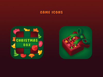 Icons for casual game 2d casual game christmas digital art game art icon logo match 3 mobile game ui