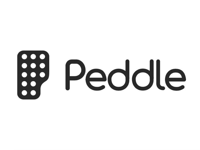 Peddle Logo Animation animation branding identity logo