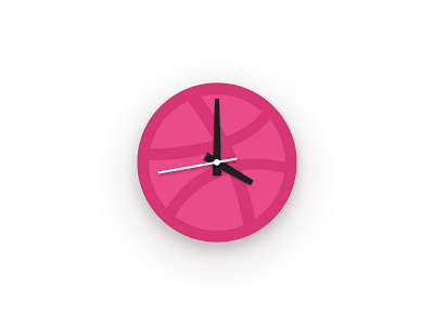 It's about time! about clock debut dribbble first hello love time