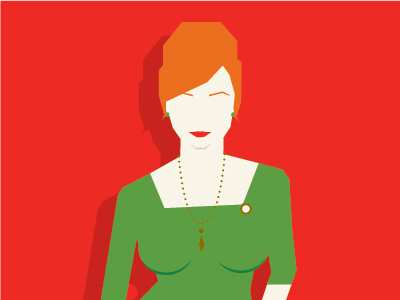 Season 6 6 illustration mad men red season