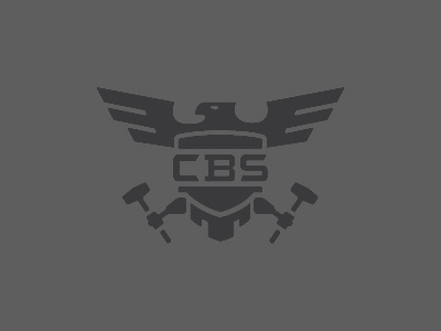 Unused merica logo america build crest eagle flat hammer logo shield