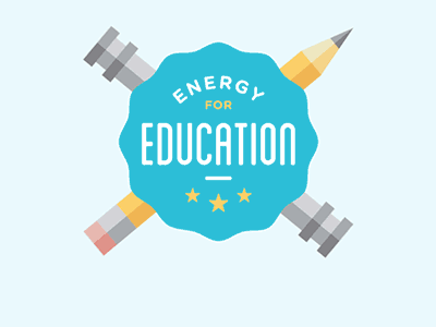Phillips 66: Energy for Education Logo animation badge education energy gif jarrett johnston logo pencil responsive school star