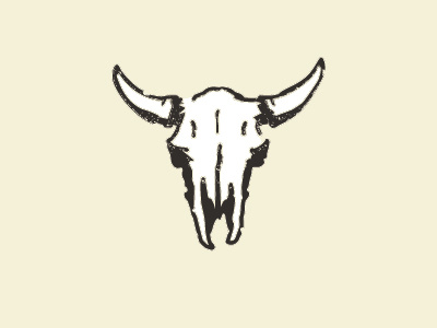 Killed Icon cow illustration native skull texas west