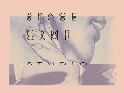 Space Camp Studio alien camp copy distorted galaxy photo scan space typography