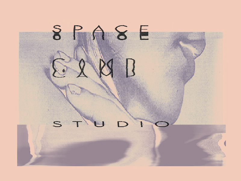 Space Camp Studio photo copy distorted scan typography alien galaxy camp space