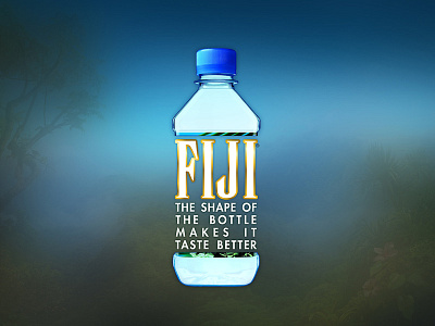 Honest Slogans: Fiji Water bottle fiji water honest slogan honest slogans square