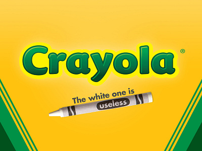 Honest Slogans: Crayola crayola crayon honest slogans white crayon