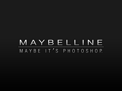 Honest Slogans: Maybelline advertising honest slogan honest slogans maybelline photoshop