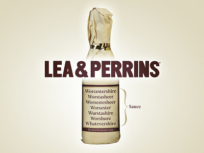 Honest Slogans: Lea & Perrins W. Sauce
