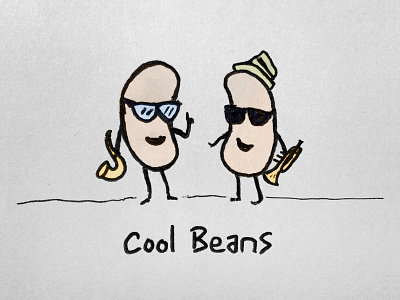 Cool Beans cool beans drawing humor ink pen sketch