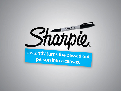 Honest Slogans: Sharpie advertising branding honest slogans honestslogan humor marker sharpie