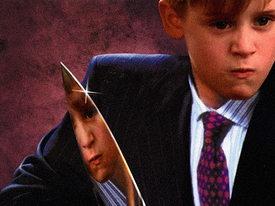 I made my family disappear... american psycho home alone mashup movie moviemashup photoshop