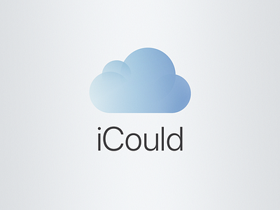 iCould apathy brand mashup brand mashups humor icloud icould logo meh parody