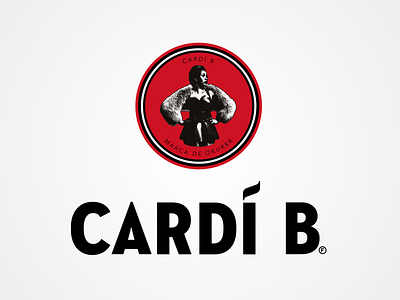Bacardí bacardi brand mashup branding cardi b humor logo parody