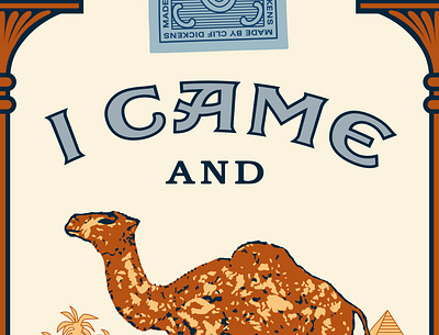 Unfiltered brand mashup branding camel cigarettes humor illustration parody