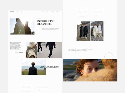 J - S/2 design e commerce minimal store typography ui ux web webpage website