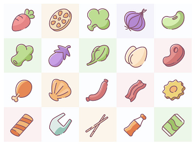 Spicy Hot Pot Icon food icon vegetables