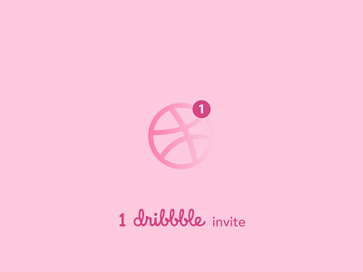 Dribbble Invite Giveaway dribbble dribbble invitation dribbble invite flat flat design giveaway icon illustration pink ui vector vector art vector design vector illustration