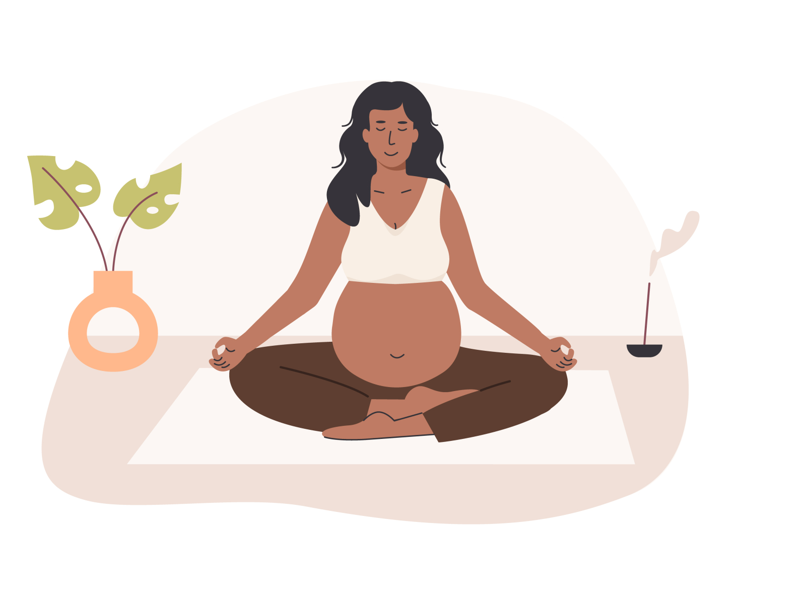 Prenatal Yoga & Meditation by Inna Miller on Dribbble