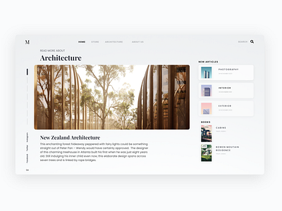 Architects Landing Page 2020 2020 design animation arch archdaily architect architecture black clean design elegant grey interior ios landing magazine minimal modern redesign screen