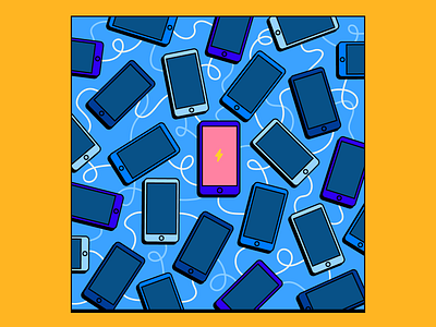 Low Battery animation brooklyn charger charging design device illustration iphone maine motion new york nyc phone portland sampson sampson visuals sampsonvisuals ui
