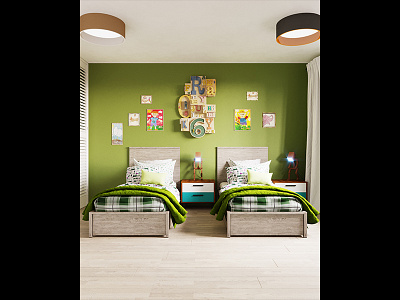 Kids 4 3d 3d max apartment cgi corona coronarender design exterior free interior interior design max renderer rendering visualization vray
