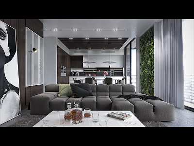 Apartment USA2 3d 3d max apartment cgi corona coronarender design exterior free interior interior design max renderer rendering visualization vray