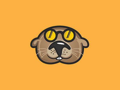 Otter with sunglasses