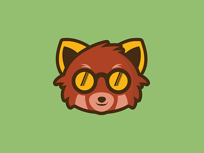 Red Panda with sunglasses