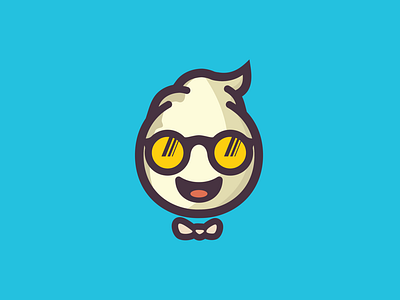 Puffball with sunglasses