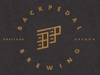 Backpedal Brewing Company beer bicycle bike brewing logo