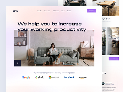 Coworking Space Landing Page Exploration