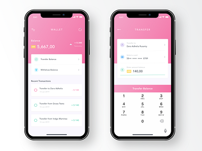 Wallet App Exploration design finance app iphonex ui ux wallet app