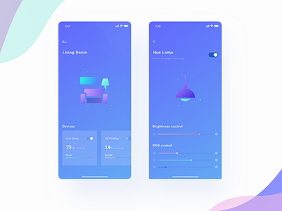 Smart Home Exploration design iphonex ui ux