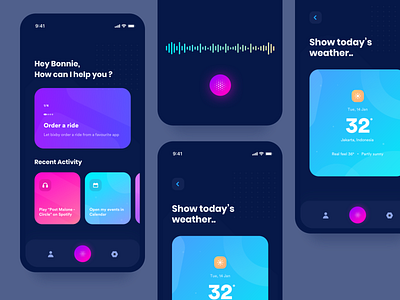 Bixby Voice Assistant android app design interface mobile mobileapp sketch ui user experience user interface ux voice assistant