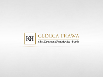 Clinica Prawa - law office branding creative design final option law office logo simple identity