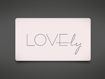 LOVEly - logo