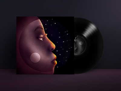 Laura Mvula. Sing To The Moon. Album cover redesign.