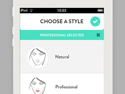 Beauty app — Wireframes app illustration ui