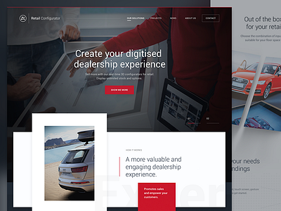 zerolight.com cars home landing redesign virtual reality website