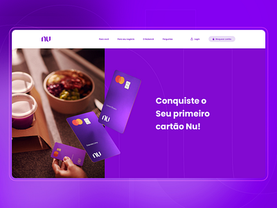 Landing Page - Nubank Concept bank brazil landingpage nubank ui uidesign